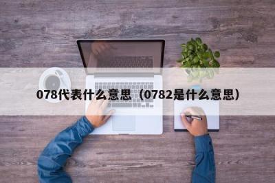 078代表什么意思（0782是什么意思）-第1张图片-